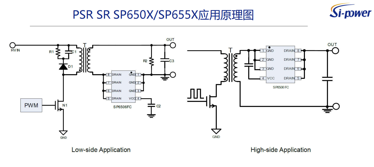 PSR SR SP650X/SP655X應(yīng)用原理圖